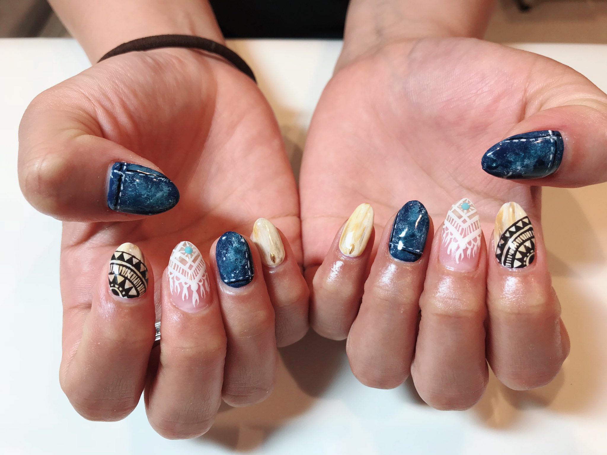 Tokio Nail Tokionail 新宿御苑前 新宿 駅近 ネイル サロン 初回オフ無料 初回10 オフ 手書きアート キャラネイル可能 ディズニーネイル可能 イベントネイル可能 Nail Tokyo Japan デニムネイル ドリームキャッチャー ネイティブ柄ネイル T Co