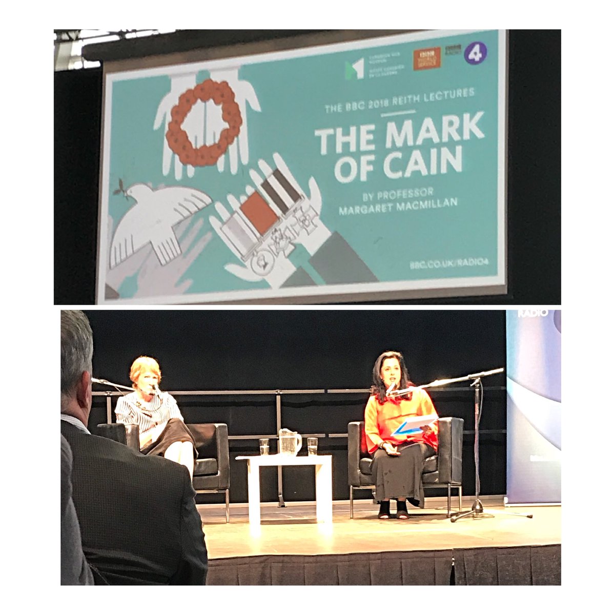 BrillIant and thought provoking lecture tonight in #Ottawa with Prof #MargaretMacmillan and chaired by @tweeter_anita. #Reith ⁦@BBC_CurrAff⁩ ⁦@BBCRadio4⁩