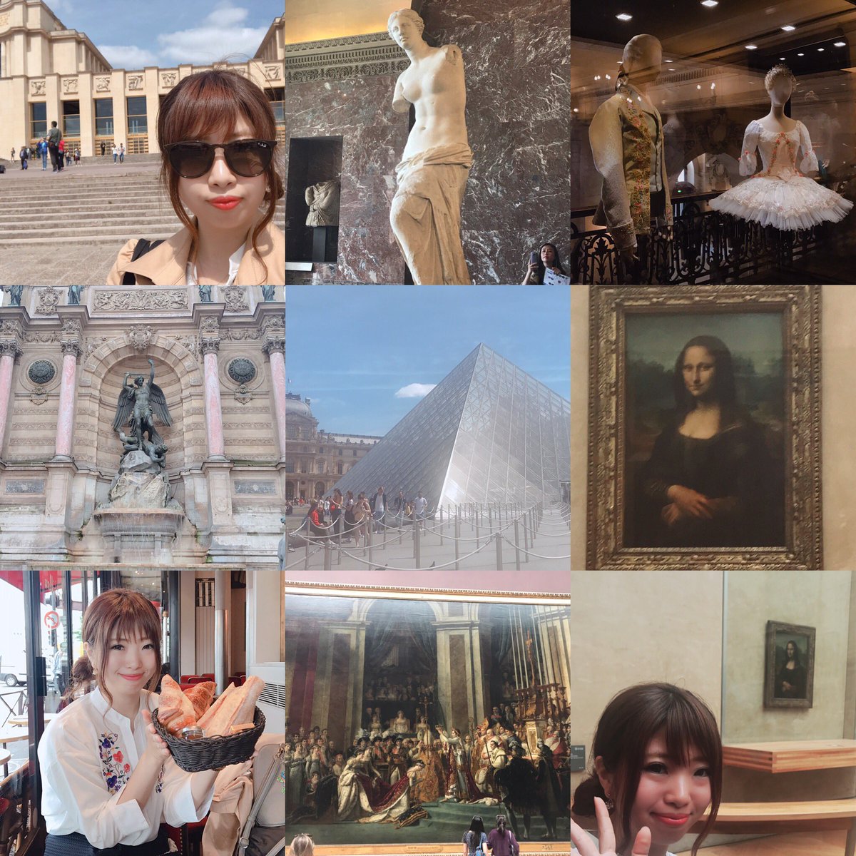 AAAyured's tweet photo. 6月✨21日
フランス・パリ

ルーブル美術館でモナリザ、
ヴィーナス、ニケを見て、
エッフェル塔・凱旋��見て
オペラ座でオペラの練習風景が
見れて…大感動っ‼︎‼︎
ジュテームの壁で恋愛のご利益
あると…良いな(+_+)
ノートルダム大聖堂・サクレクール寺院はとっても素敵！ https://t.co/3Mrw4TiMM8
