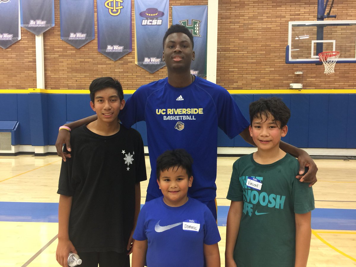 <a href="/UCRMBB/">UCR Men's Basketball</a> youth camp and one of our <a href="/alumni_rvhs/">RVHS Alumni</a> was our coach! Way to give back to the community! @RVHoops1