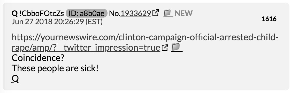 Clinton Campaign Official Joel Davis Arrested On Child Rape Charges. Attempted To Get Access To Children As Young As 2 Years Old For Sex.Coincidence?These People Are Sick!Q https://yournewswire.com/clinton-campaign-official-arrested-child-rape/amp/?__twitter_impression=true