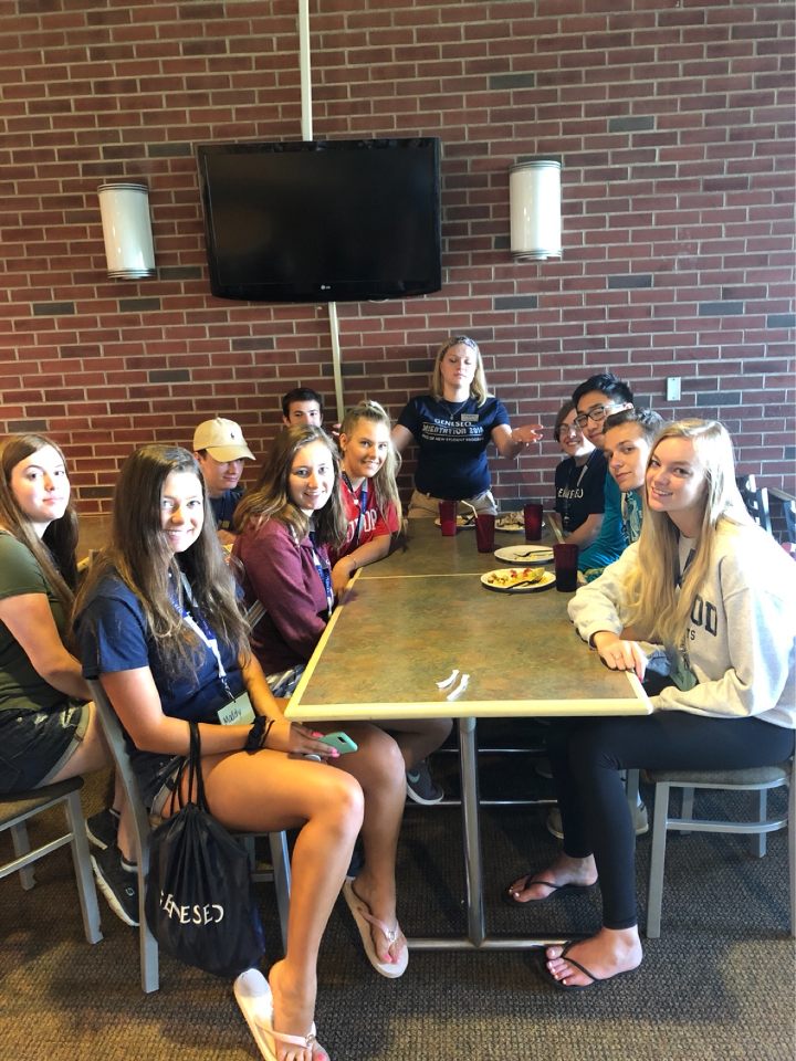 #Geneseo2022 enjoying ~The Last Supper~ with OL Hannah! Looking forward to seeing our session 2 students tomorrow!