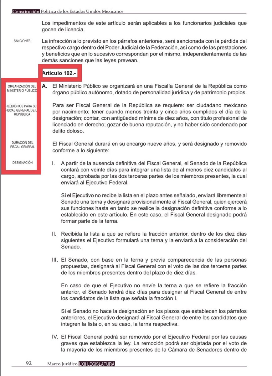 AlfredoLecona's tweet photo. En el Estadio Azteca, @lopezobrador_ acaba de anunciar una iniciativa de reforma al artículo 102 constitucional... Para que al presidente se le pueda juzgar por corrupción. 🤔

Casi aplaudo, porque el 102 es para la #FiscalíaQueSirva. Pero al que se quiso referir fue al 108. 😪 https://t.co/ITXmKOLqq2