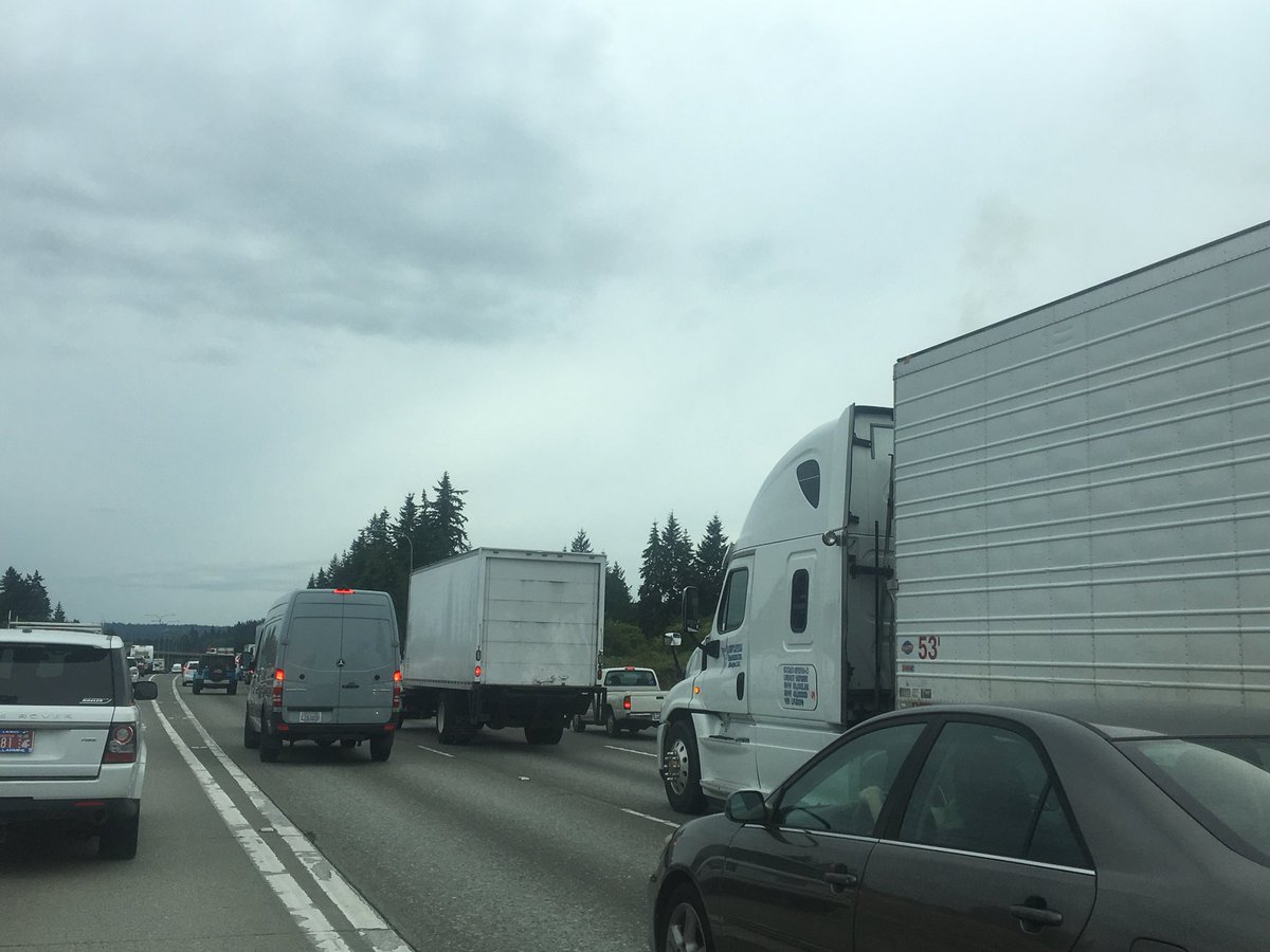 CCAEJ's tweet photo. Organizers Andrea and Ricardo are en route to the Nisqually Reservation for the #PMEConference and are seeing similar visuals to those we see in the IE—warehouses, railyards, and trucks. Our communities are so interconnected through our fight for EJ! #wearejusttryingtolive https://t.co/9cbZDmxng9