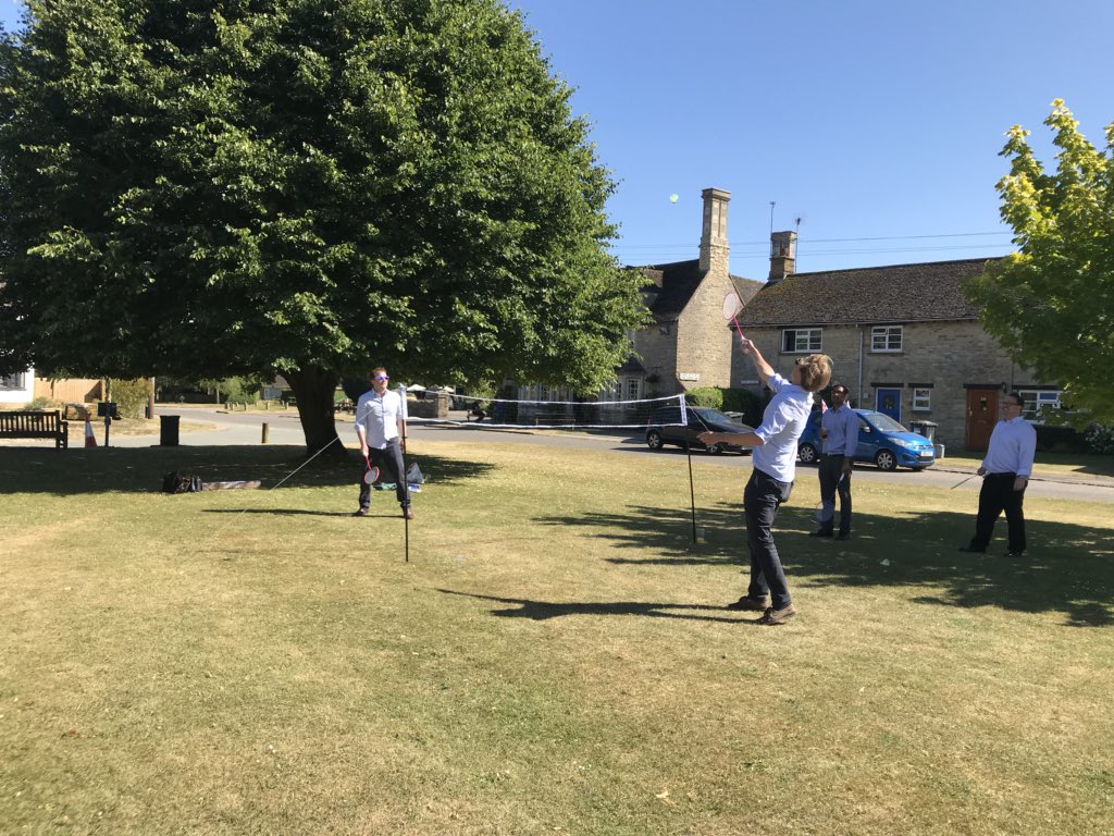 alice_v_hare's tweet photo. Great evening with @Hewitsons last night paying garden games. @Bidwells #everyoneisinblue https://t.co/Digvq4SNmW