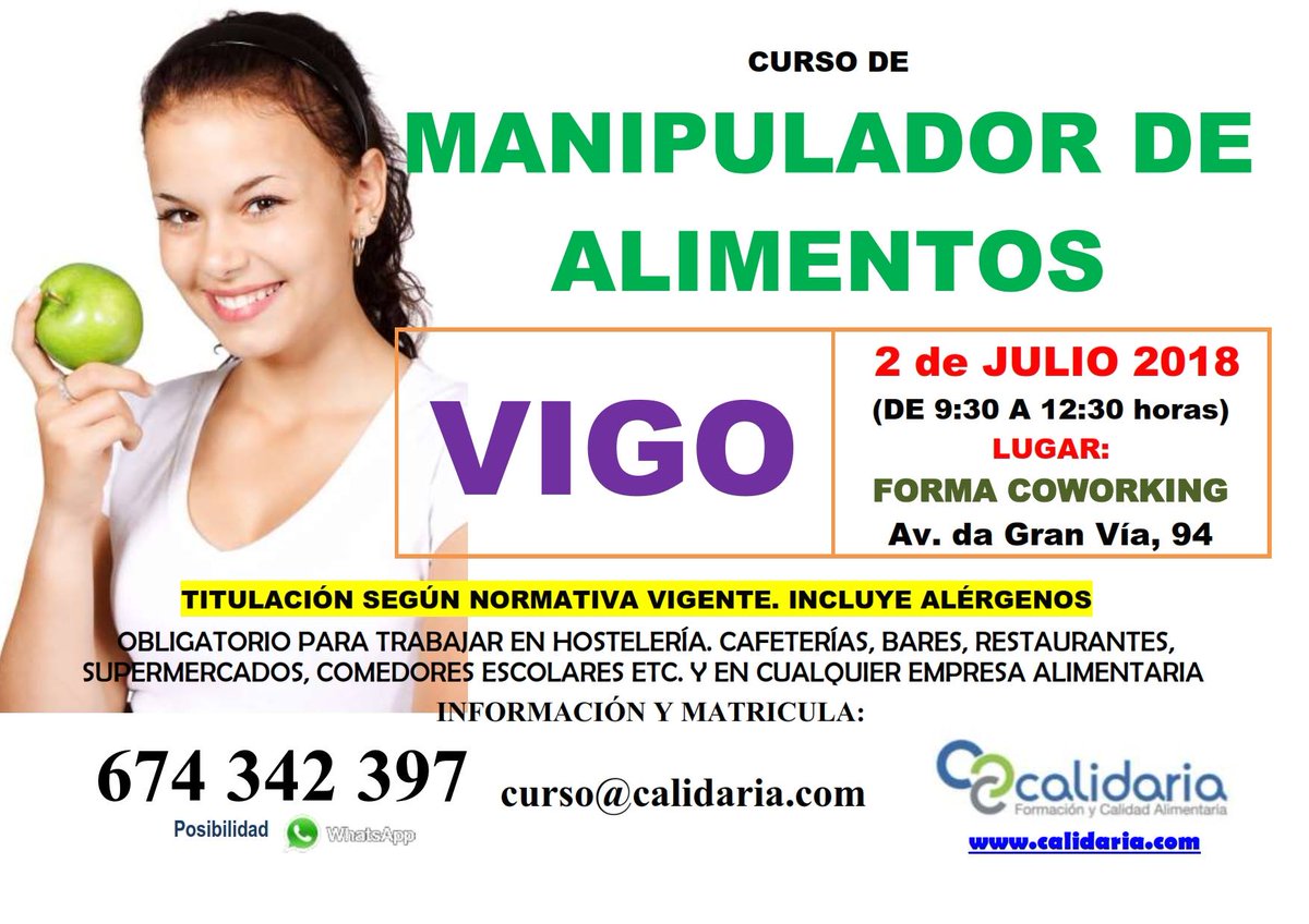 LUNES 2 de #julio #formacion #curso en #Vigo Infórmate!