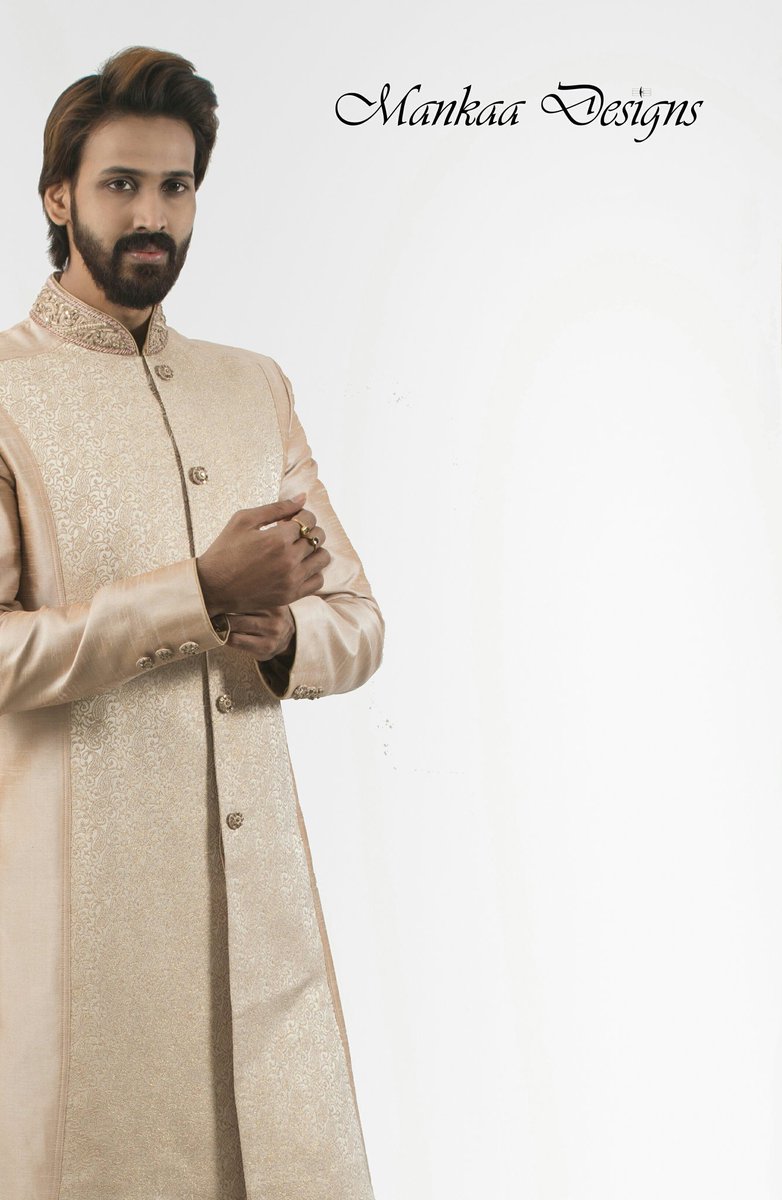 yoggithcstudio's tweet photo. Rich Heavy Brocade Silk Pastel Peach Sherwani for Groomsmen
#Sherwani #Brocade #Indianwear #Ethnic #Festive #pastelcolour #pastelsherwani #indiansherwani #ethnicwear #festivewear #zardosiwork #handwork #anchorwork #threadembroidery #fashionblog #fashionblogger #groomswear https://t.co/Pdc6tzJdtW