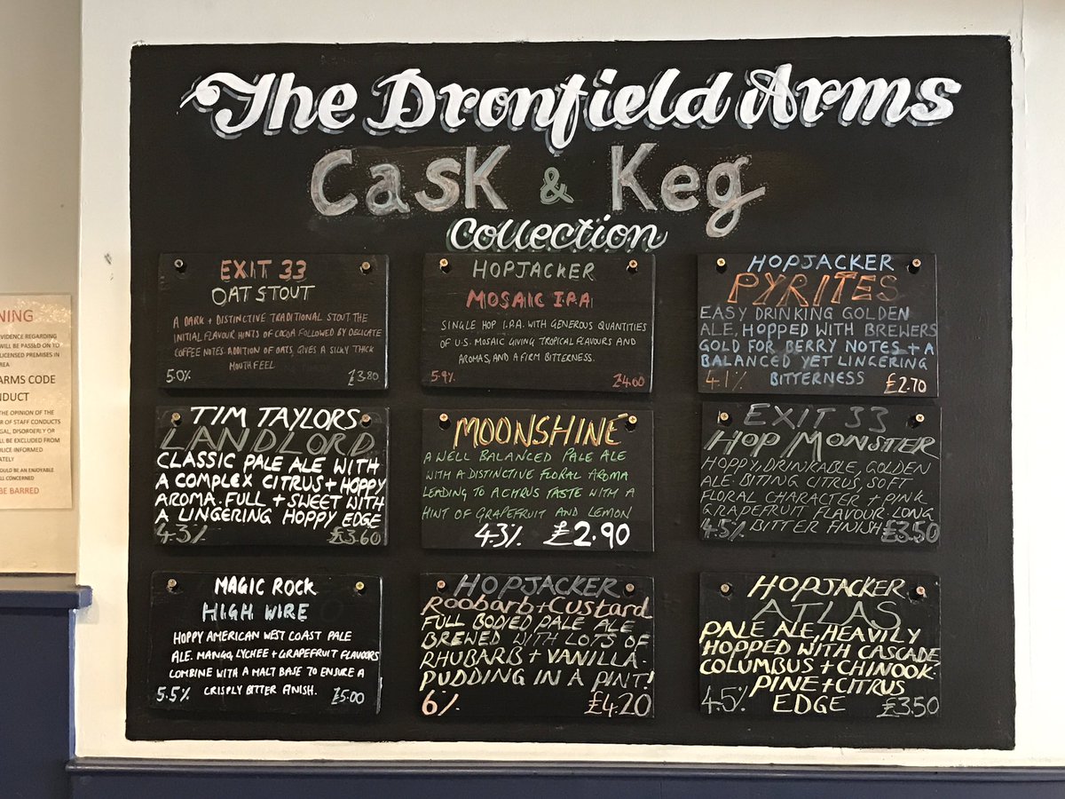 DRONFIELD ARMS (@dronfieldarms) on Twitter photo OTB......showcasing a delicious selection of <a href="/HopJacker/">Edd Brewer</a> treats for you including 'ATLAS' - pale with bitter edge
'Roobarb and Custard' - perfectly balanced pudding in a pint OTB......showcasing a delicious selection of <a href="/HopJacker/">Edd Brewer</a> treats for you including 'ATLAS' - pale with bitter edge
'Roobarb and Custard' - perfectly balanced pudding in a pint