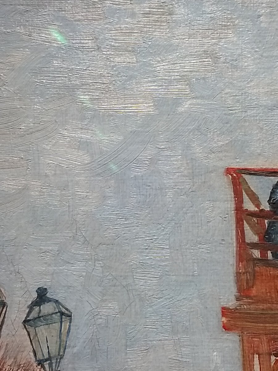 MrsAndersonAIG's tweet photo. Okay, students: as promised! Van Gogh grew up in Holland, studying the ways of the Dutch masters. Note the smooth, even brush strokes in one of his earlier works. As he developed his own style, his brush work became almost sculptural - carving shapes out of paint. Enjoy! https://t.co/6ZgEL7bfOm