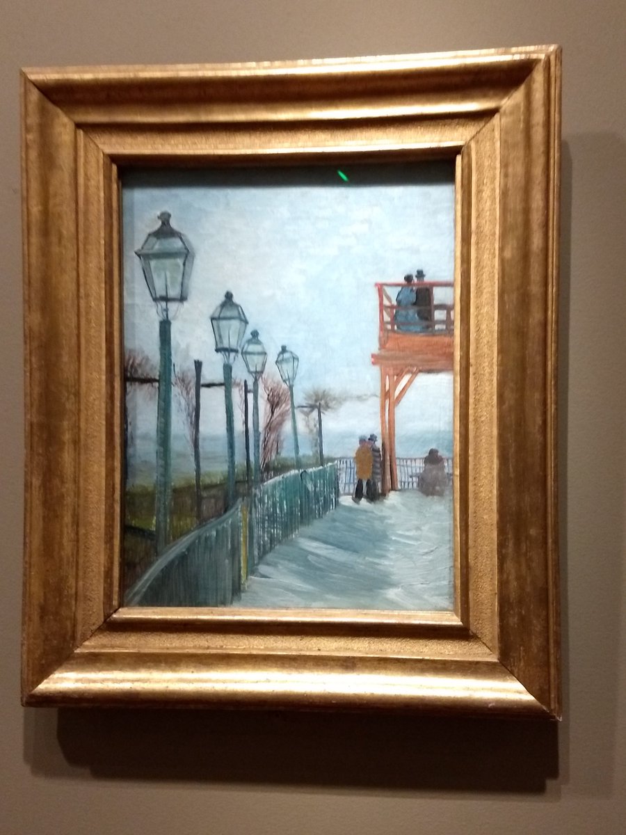 MrsAndersonAIG's tweet photo. Okay, students: as promised! Van Gogh grew up in Holland, studying the ways of the Dutch masters. Note the smooth, even brush strokes in one of his earlier works. As he developed his own style, his brush work became almost sculptural - carving shapes out of paint. Enjoy! https://t.co/6ZgEL7bfOm