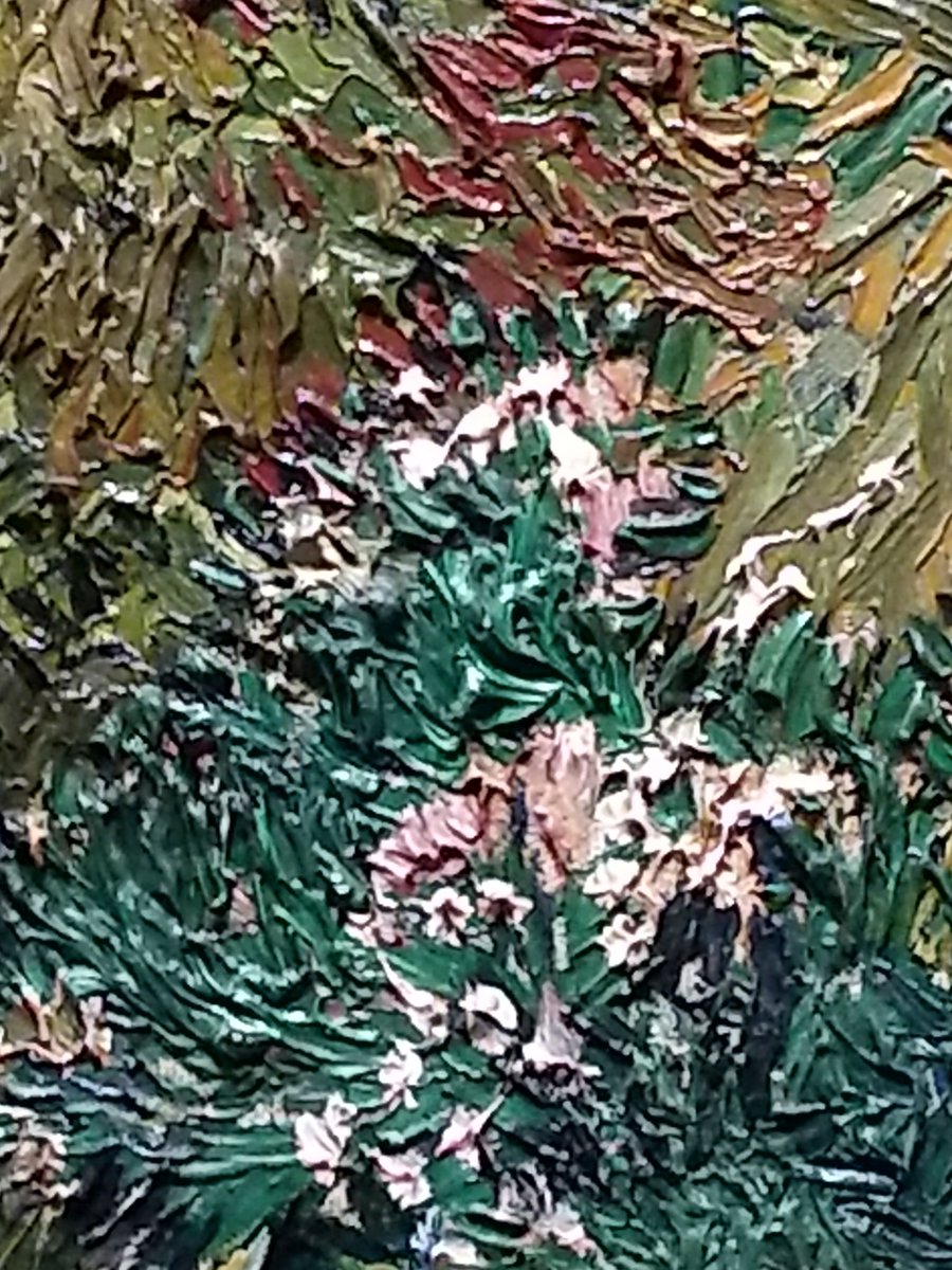 MrsAndersonAIG's tweet photo. Okay, students: as promised! Van Gogh grew up in Holland, studying the ways of the Dutch masters. Note the smooth, even brush strokes in one of his earlier works. As he developed his own style, his brush work became almost sculptural - carving shapes out of paint. Enjoy! https://t.co/6ZgEL7bfOm