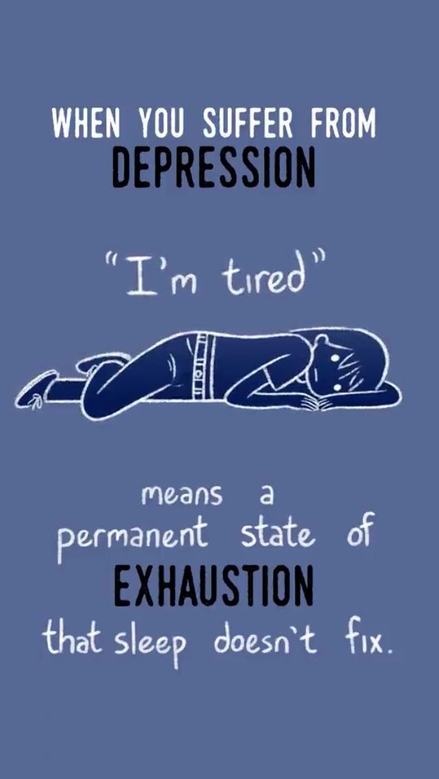 caitlinmjones_'s tweet photo. Suffers could sleep for hours on end and still be fatigued
#depression #depressionawareness #depressionblog
Source: unknown https://t.co/Y0R1I24rU1