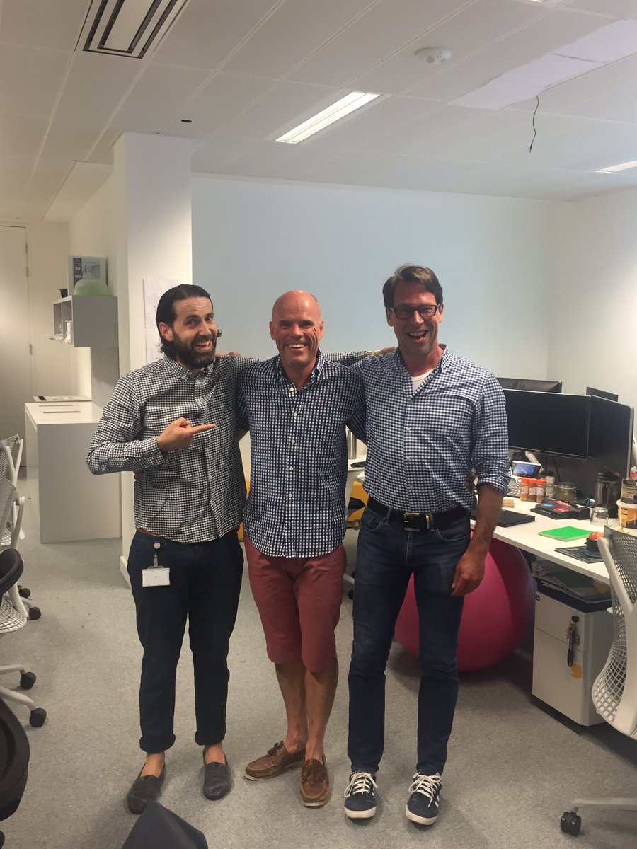 Neshade88's tweet photo. On Thursdays we wear checked shirts @iamdavemurphy @_gregw @MiguelGernaey #fashionfoward #lifeatsage https://t.co/tm4uHSBmJn