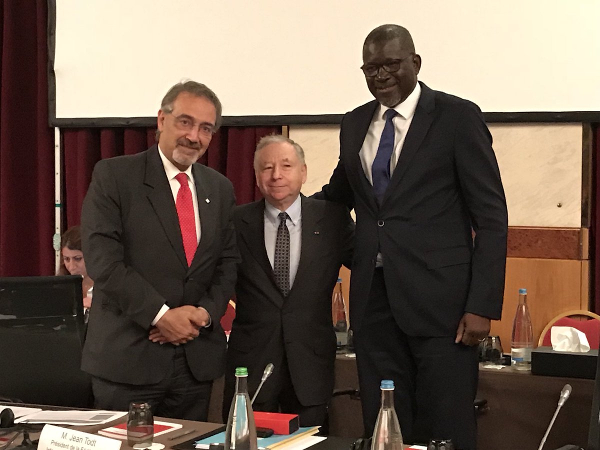 MyGeorgeApp's tweet photo. RT @Francescorocca: Honored to have had with us @fia President @JeanTodt at @Federation governing board. It is important to work together on road safety: we are ready to make the difference together, doing our utmost to save lives at global level #RoadSa… https://t.co/NI8Ud0Utoy