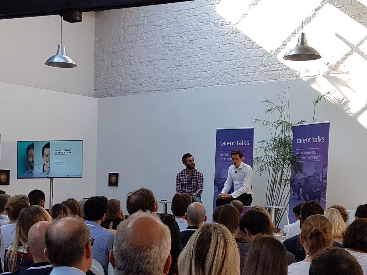 La matinée du recrutement tech c'est maintenant avec <a href="/Jon_Azoulay/">Jonathan Azoulay</a> et <a href="/talent_io/">talent.io</a> #talenttalks2018 👌