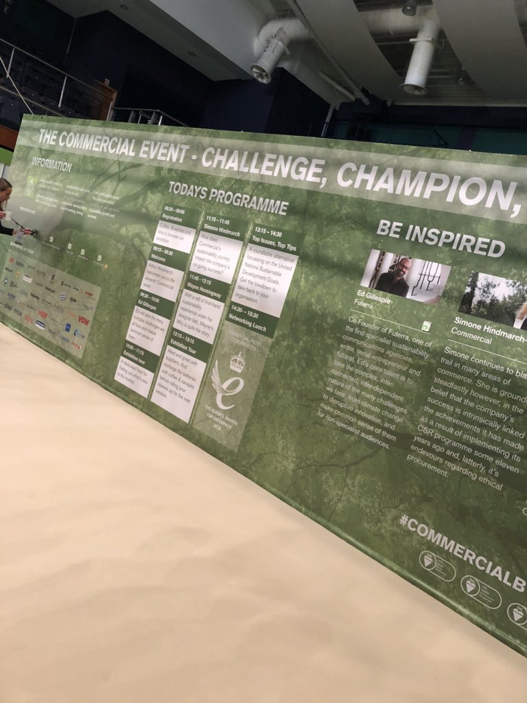 Sammyjohnson79's tweet photo. @commercialgroup #CSRDAY getting up to speed on all things sustainable today #challengechampionchange https://t.co/0j13wCKQlV