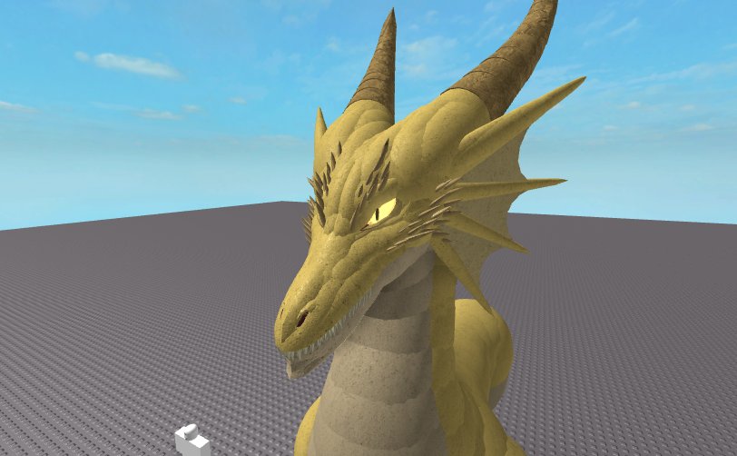 Delivering Creations On Twitter Roblox Robloxdev Dragon W I P Golden Dragon Remake - golden dino roblox