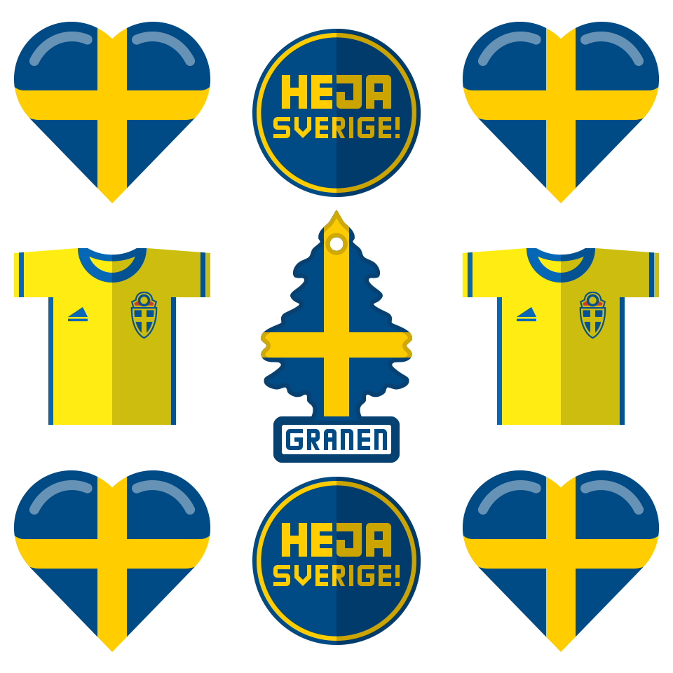 swemojis's tweet photo. Congratulations #Landslaget and #Sweden for winning what's been called ”Group of death”, and advancing in the 2018 World Cup! A team effort no doubt, but again  captain Granqvist showed who’s the captain and shot a penalty kick out  of this world.
 #FIFAWorldCup #Sverige #vm2018 https://t.co/c1wbXxsmY9