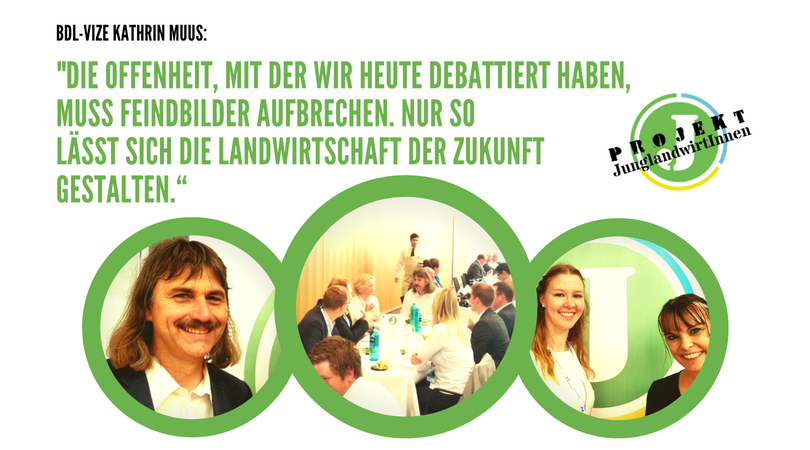 BDLandjugend's tweet photo. Gemeinsam mit dem @Bauern_Verband hatte der #BDL am Mittwoch zum #Junglandwirte-Lunch eingeladen, um bei Bratkartoffeln und Frikadellen eine besondere Herausforderung zu tischkutieren: „#Tierwohl vs. #Umweltschutz?! https://t.co/NmjREfplmx #bauerntag18 #dbt18 https://t.co/xPKtfUtsVx