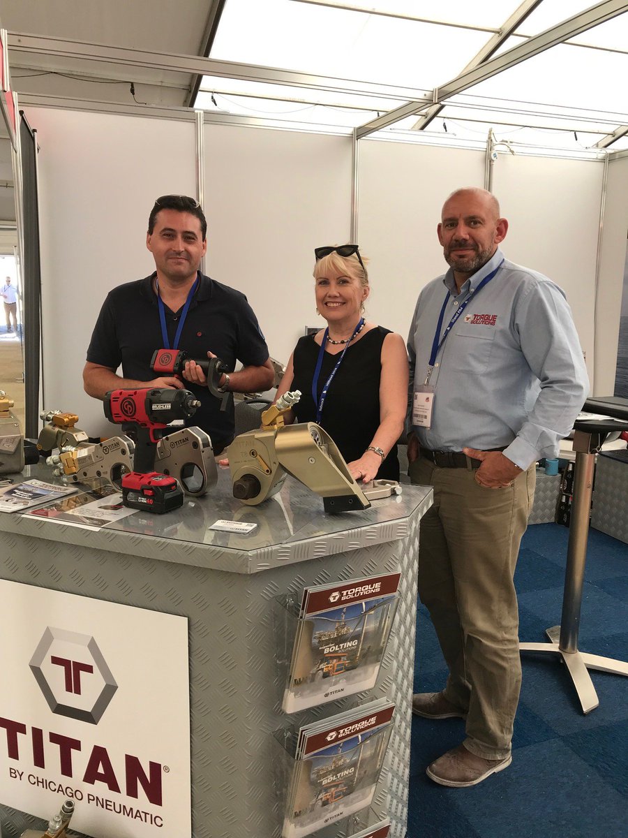 Crk44Roland's tweet image. Hillhead 2018 a great mining show in UK .
Our Partner #TorqueSolution is having a booth .
Was a pleasure to support them with our CP66 and new CP8849 battery impact wrench
#chicagopneumatic