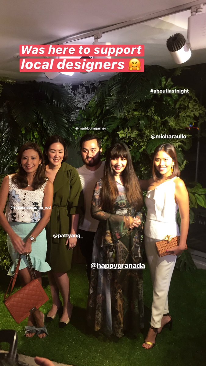 angelaAchavez's tweet photo. Im always up for anything locally made that makes us Filipinos more proud. πβ₯οΈCongrats designers! #rustanscircle #ph https://t.co/PnIZ4r8owl