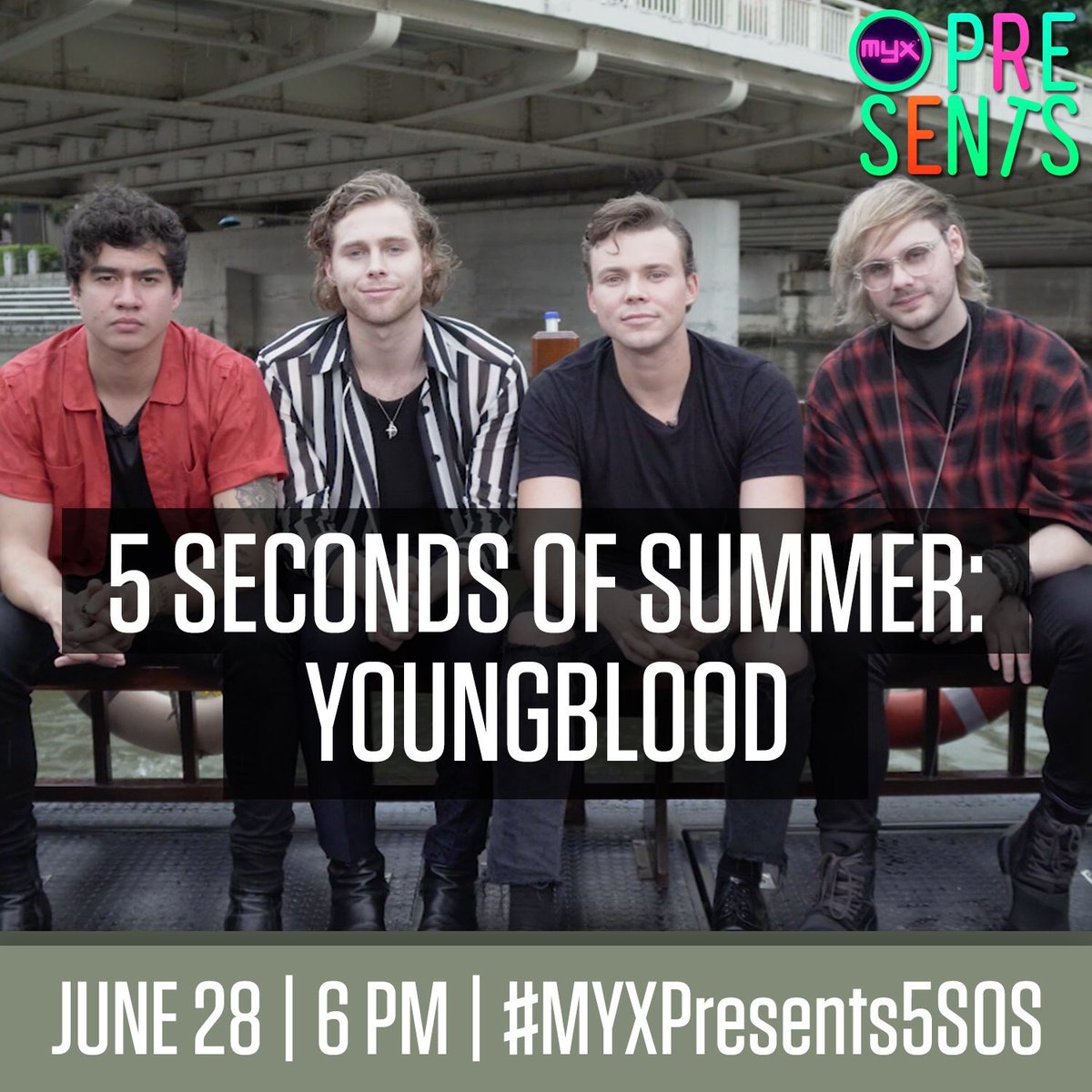 myxglobal's tweet image. #MYXPresents5SOS airs tonight at 6pm! Are you ready for this, #5SOSFAM? 😎