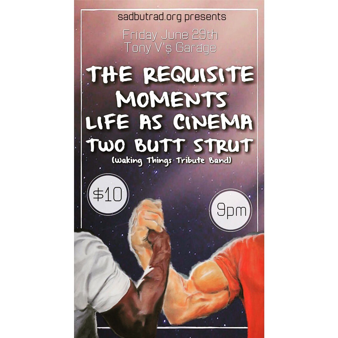 havepatience's tweet photo. Great jam session tonight! Stoked to rock e-town on Friday with @RequisiteBand and @Life_as_Cinema at Tony V’s! 🤟 https://t.co/wuInFYKiLX