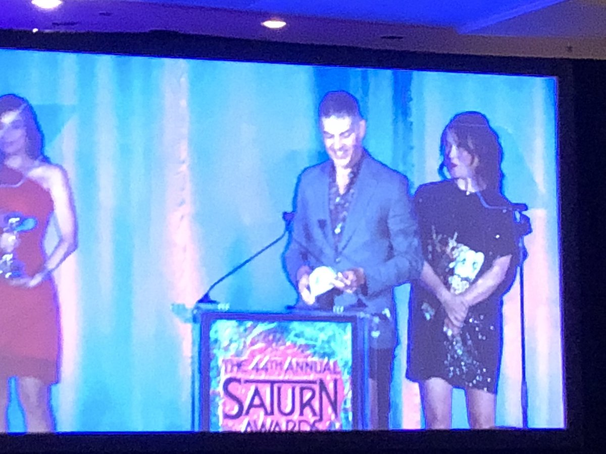 SaturnAwards's tweet image. Congrats to the #SaturnAwards2018 'Special Achievement Award' winner @RealDonMancini !!
       PRESENTER:  @JenniferTilly
#SaturnAwards