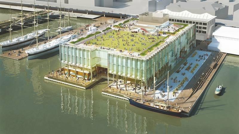 nyc_digital's tweet photo. More signs of life at the seaport https://t.co/EG4MX7y0fq https://t.co/jKeyOO8qlM
