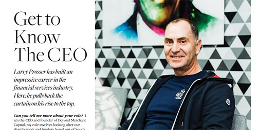 beyond_cap's tweet photo. Our CEO Larry Prosser talks about his career & founding Beyond Merchant Capital in this month's @STYLEmagSG. Click to read the article online: https://t.co/Ie13PBpCtF
#fintech #beyondmerchantcapital #stylemagazines https://t.co/S8e5hFX2gF