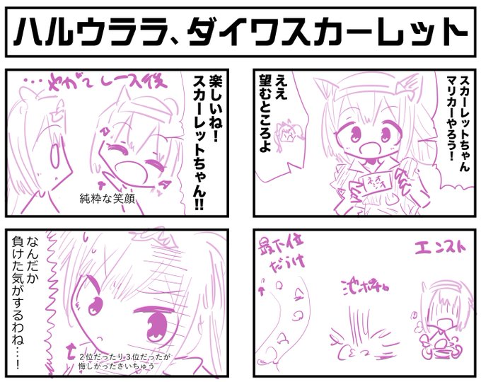 ダイワスカーレット を含むマンガ一覧 古い順 ツイコミ 仮