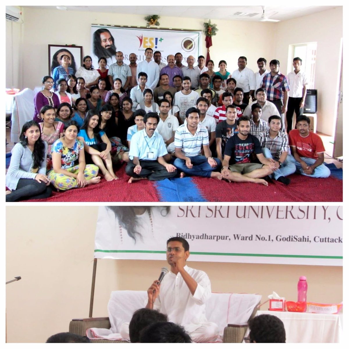 viratchirania's tweet image. The historic, first ever YES+ course on @SriSriU campus which I had the honour to teach! We started with just 42 students in 2012 and now we have 1500+ students on campus! And this...is just the beginning!

#SriSriUniversity #CreatingMagic #HappyMemories