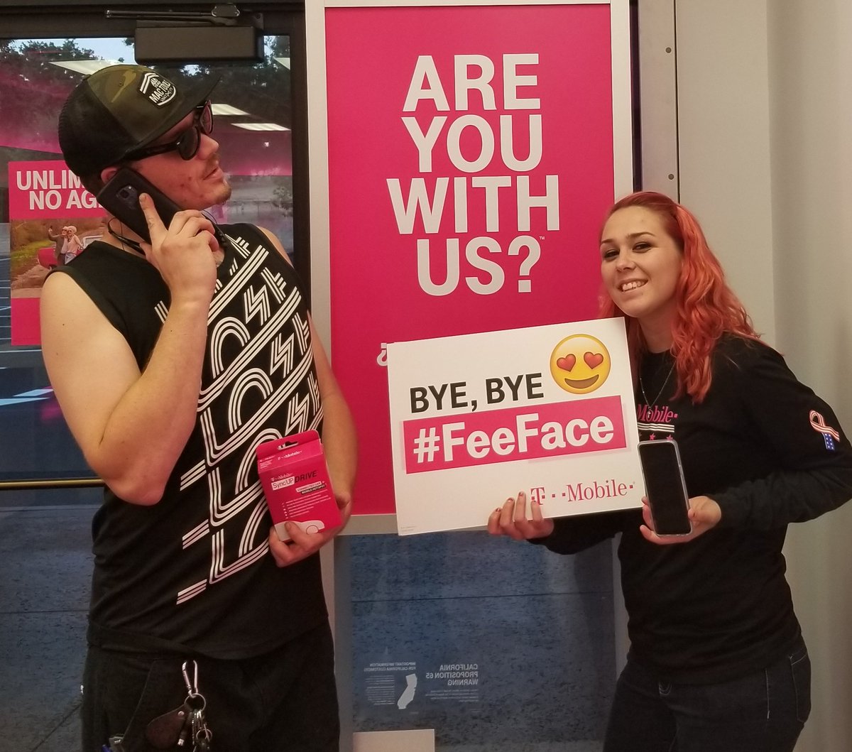 Madeline York (@madelineyork14) on Twitter photo This gentlemen is super excited to join TMobile and was even more excited to try out his sync up!#WelcomeToTheMagentaSide #SeriousFun #CustomerObessesd #FeeFeeFace #645D #Team645D❤️ <a href="/Michael94802215/">Michael Hernandez</a> <a href="/Uncarrier_Eric/">Eric D</a> <a href="/onblanco7/">Oscar Blanco</a> <a href="/isaac2691/">Isaac Carlos</a> This gentlemen is super excited to join TMobile and was even more excited to try out his sync up!#WelcomeToTheMagentaSide #SeriousFun #CustomerObessesd #FeeFeeFace #645D #Team645D❤️ <a href="/Michael94802215/">Michael Hernandez</a> <a href="/Uncarrier_Eric/">Eric D</a> <a href="/onblanco7/">Oscar Blanco</a> <a href="/isaac2691/">Isaac Carlos</a>