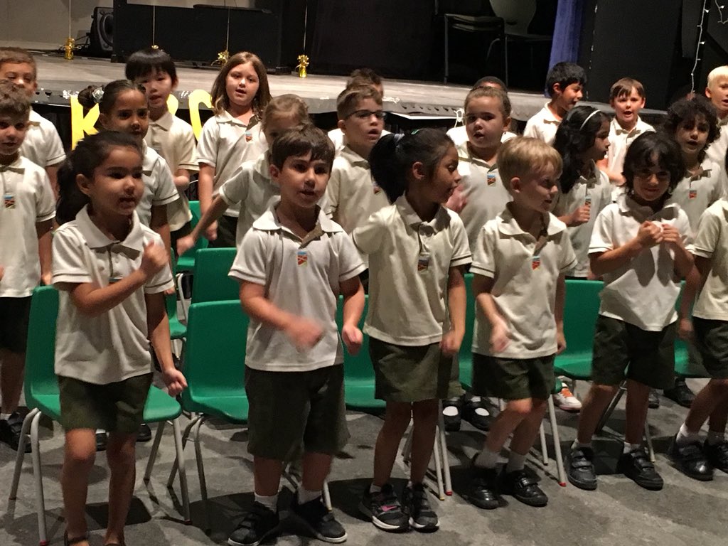GISPYPC's tweet photo. Congratulations to the next generation of #risktakers as the KG 2 students lead their celebration and present in four different languages #BeHappyBeGcs @MrJamiePlunkett @GCSchoolDubai @GCSPRIMARYHOP @gcsearlyyears https://t.co/PrzckKKrax