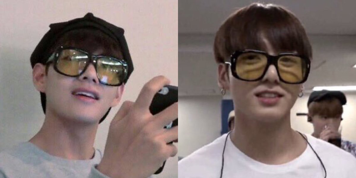 kthjjg's tweet photo. whatever belongs to taehyung, belongs to jungkook too 👬 https://t.co/eG0ASQe7mJ