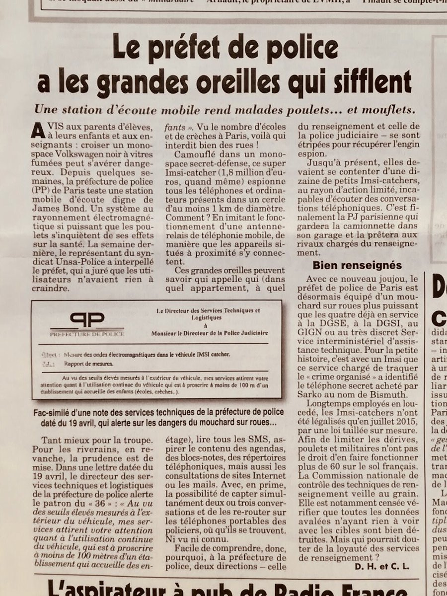 EnModeMacaron's tweet photo. La préfecture de police de Paris a un nouveau jouet à 1.800.000€...

Une station d'écoute camouflée dans un monospace...

Elle espionne tous les téléphones et ordinateurs à 1 km à la ronde, soit 200.000 personnes!

Nos libertés n’existent plus avec le pouvoir macroniste! https://t.co/2wv1CeDvCA