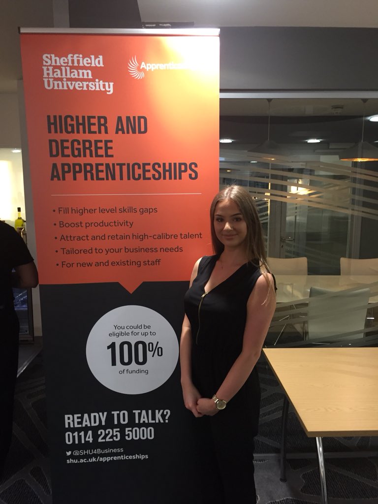 Great event last night at Sheffield Hallam University to celebrate all the great work on#degreeapprenticeship. A really inspirational speech from Alice Bancroft (current degree apprentice)and this has to be the way forward #northernpowerhouse @conmossy @SHUPressOffice @SCR_Mayor