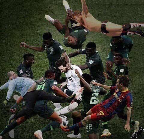 What Actually happened VS What Messi fans say happened.
#NGAARG 
#WorldCup