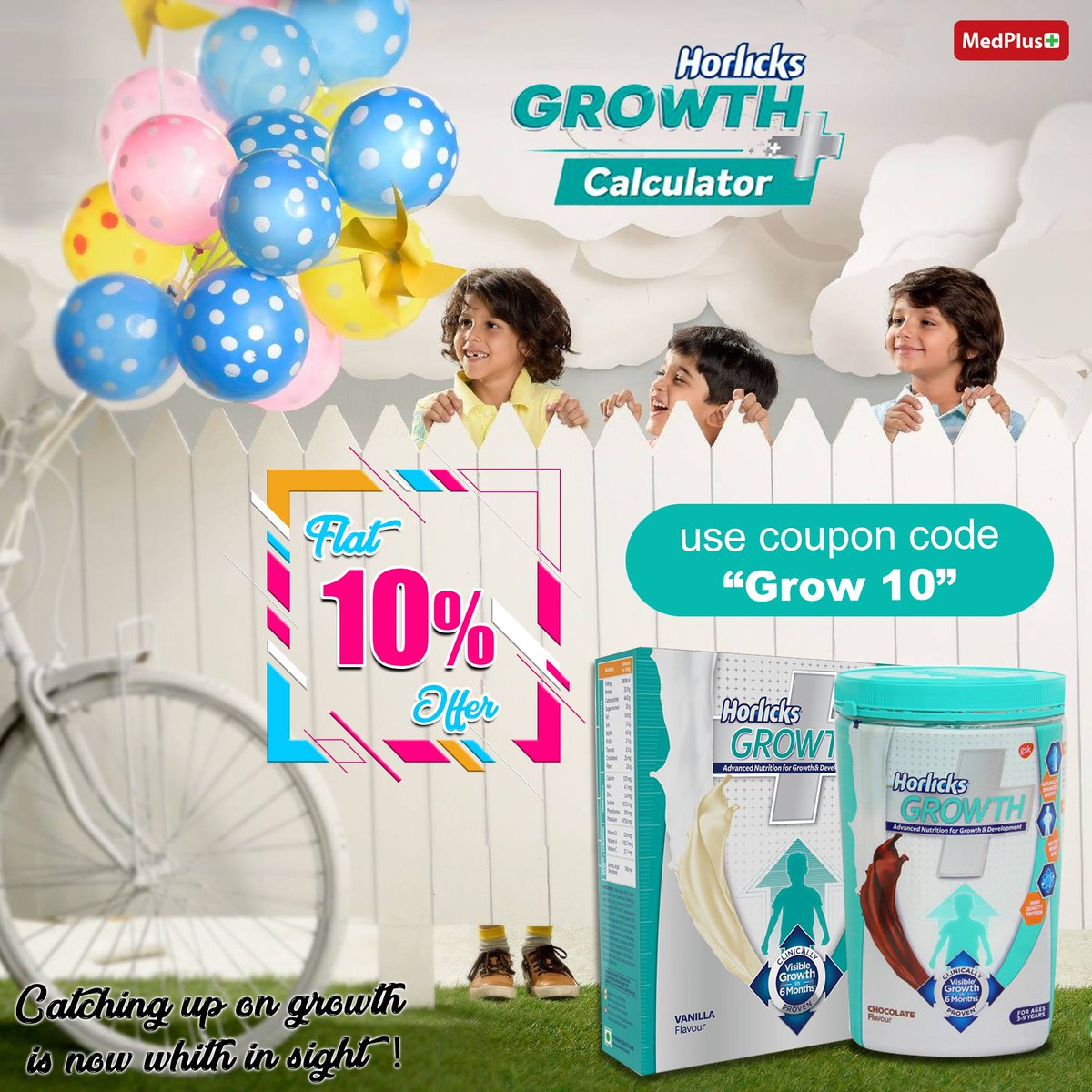 MedPlusIndia on Twitter "Horlicks Growth+ helps your child in getting