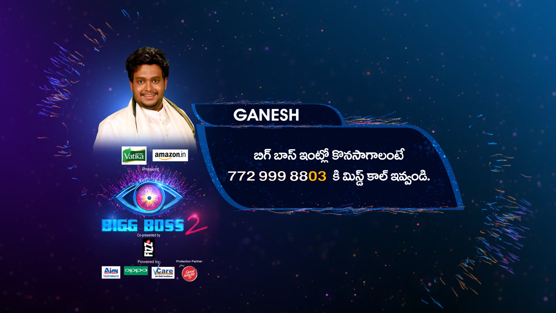 Starmaa on Twitter: "To vote your favorite Open Google search and type Boss Telugu or Give missed call to below numbers. #BiggBossTelugu2 https://t.co/tHZKCmaNMP" / Twitter