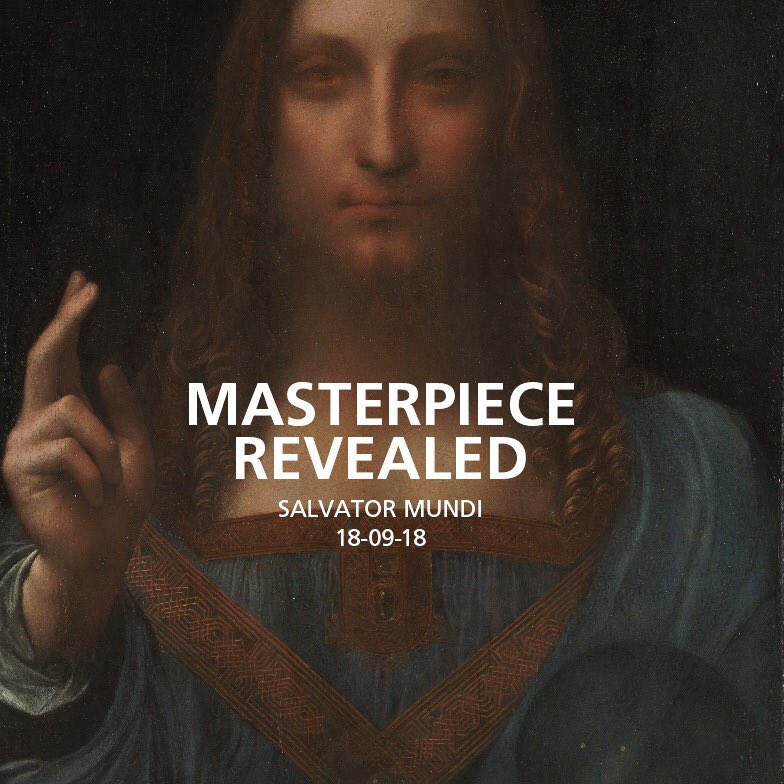 UAEMCY's tweet photo. On September 18, 2018, Abu Dhabi will present a world-class masterpiece “Salvator Mundi” by Leonardo Da Vinci in the @louvreabudhabi. The painting will be a special addition to the museum as it carries unique cultural value and creativity that captures Da Vinci's genius. https://t.co/7mvTXPYxl3