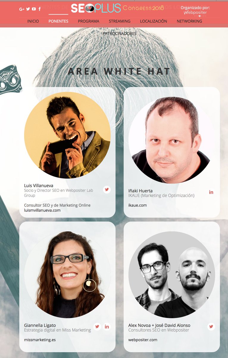 susanapavon_vg's tweet photo. 📣 #SEOPlus2018 " La batalla #SEO que estabas esperando"  🏃‍♀️ e inscríbete porque es GRATIS, presencial o STREAMING #WhiteHate @ikhuerta @Lu1sma @tanaligato @joselabweb y @alejandronovoag @WebPositer  
👀 Plazas limitadas para #SEOCENA fin de evento 🍸 https://t.co/5TlpTbAxWB https://t.co/9snXTf1Yhv