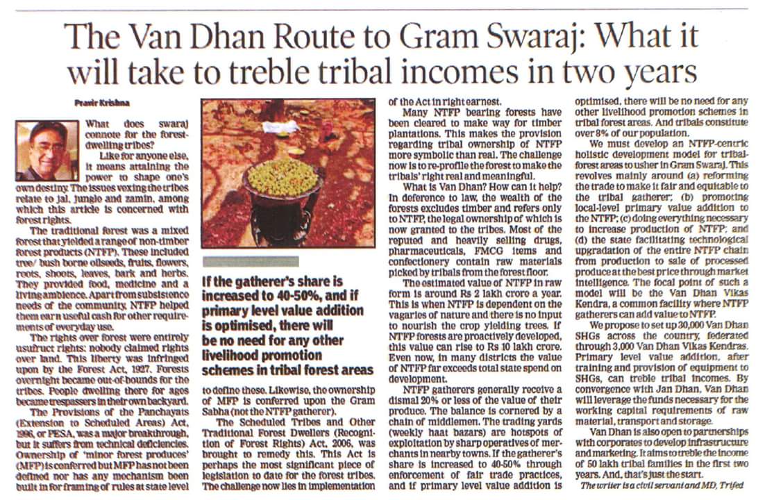 News published on the Times of India, Delhi on the 28th June, 2018. <a href="/BJP4Odisha/">BJP Odisha</a> <a href="/TribalAffairsIn/">Ministry of Tribal Affairs, Govt. of India</a>