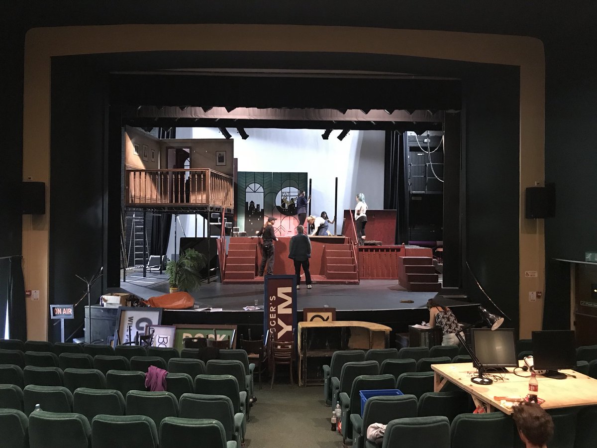 Yesterday saw the get-in and fit-up for our production of ‘Bugsy Malone Live’ in York. Tech day today and dress rehearsal tomorrow. Performances @jrtheatre this Saturday and Sunday (2 shows each day). 
Break a leg to our wonderful cast, creative team and production team 🤓