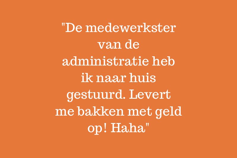 Elke do een nieuw dagboek met 'bijzondere' momenten uit het leven van een debiteurenbeheerder (ons leven dus). Lees hier het dagboek van de afgelopen week: debiteuren365.nl/dagboek-van-ee…
#debiteurenbeheer #debiteurenbeheerder #dagboek #dagboekvaneendebiteurenbeheerder #blog #grappig