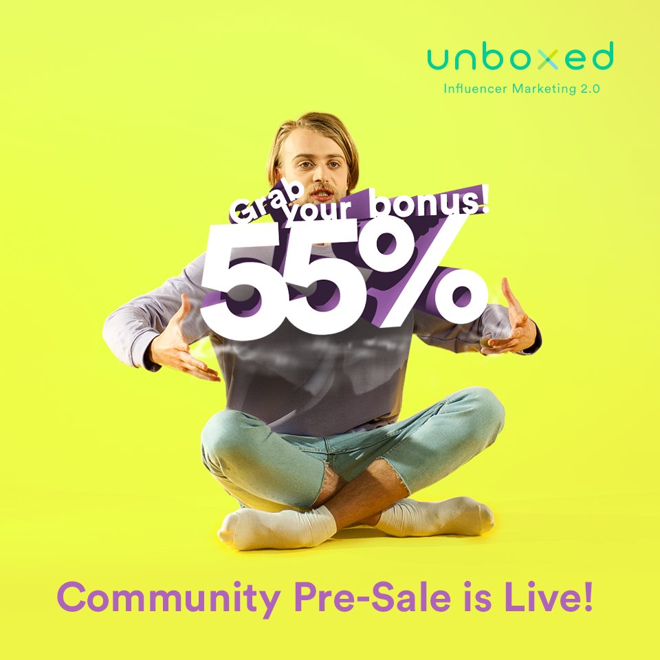 tanvh's tweet photo. 🔥 Join the Unboxed revolution - Influencer Marketing 2.0 is ready to take on a $36 billion market! Get a 55% Community Pre-Sale bonus before it’s too late! ➡ Join now ➡ https://t.co/XhxBarRiAh https://t.co/8XpNh6RaGU