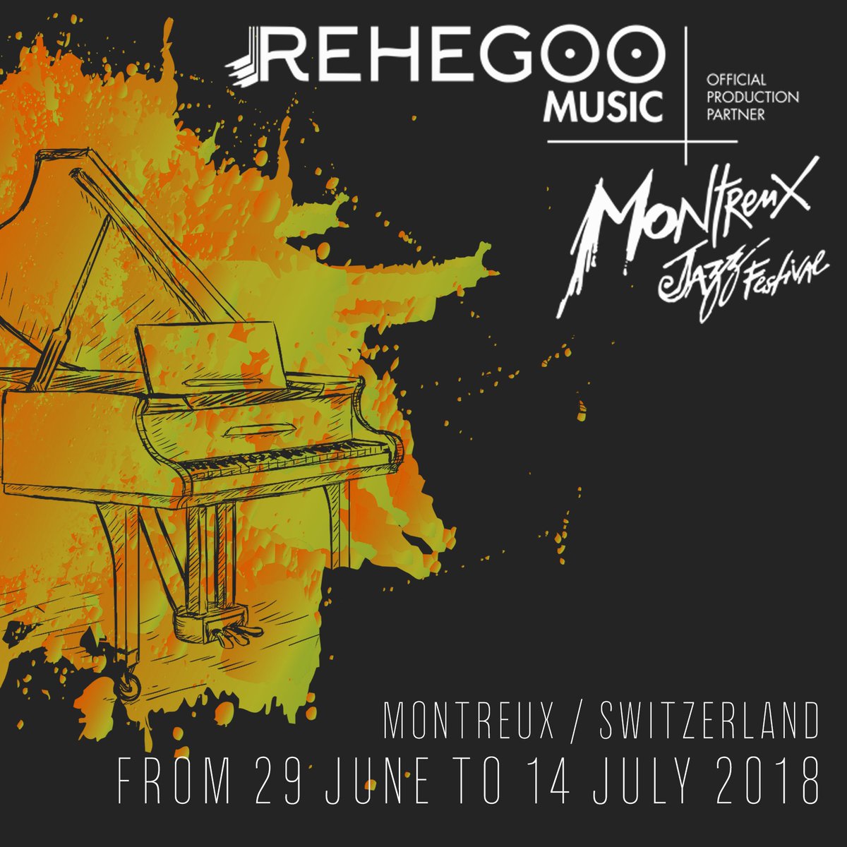 52nd Montreux Jazz Festival starts June 29th! We're going there – do you? 
Are you an #artist, who would like to seize opportunity in #musicindustry? Let's have a chat! 

See you there! montreuxjazz.com
#MJF18 @MontreuxJazz #musicfestival #festival #MontreuxJazzFestival