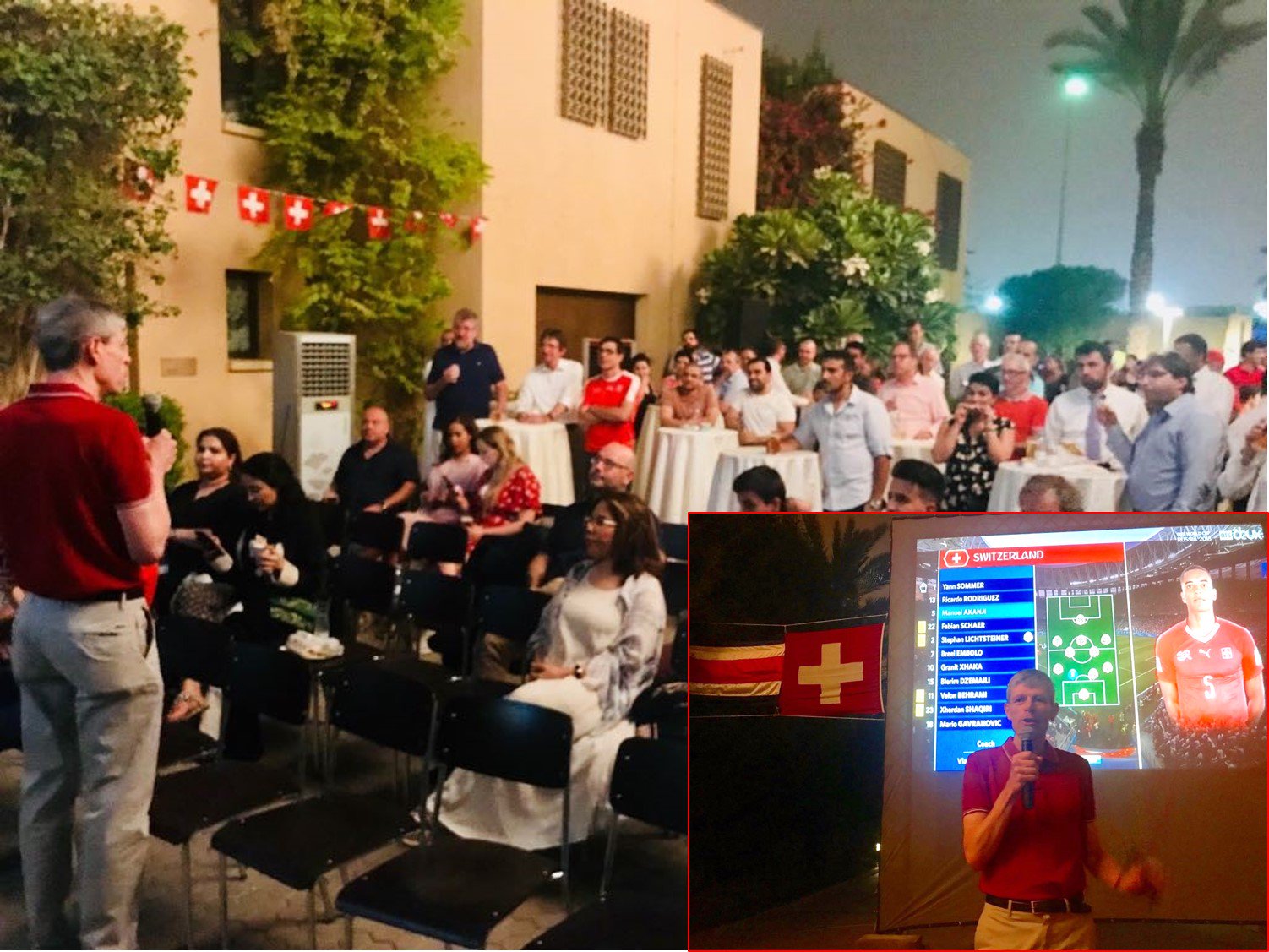 Swiss Embassy Riyadh on X: "Congratulations! #Swiss football team @SFV_ASF made it A well-deserved qualification! The Embassy of #Switzerland in celebrated qualification to the next #WorldCup2018 round of 16 Now