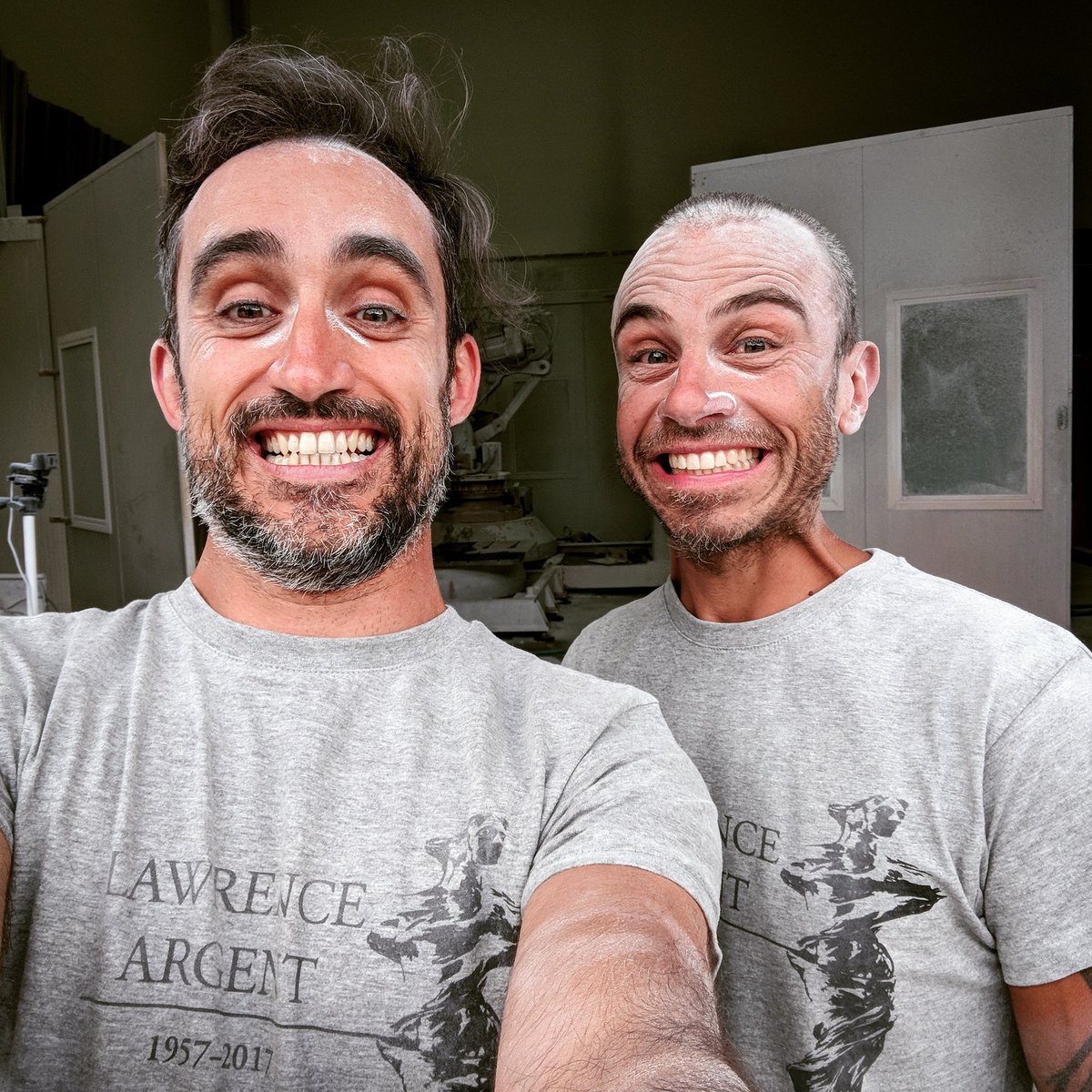 garciadelcast's tweet image. Analog day at the #DigitalStoneProject, killed it. #🌫️x🤖 #NotBurningMan