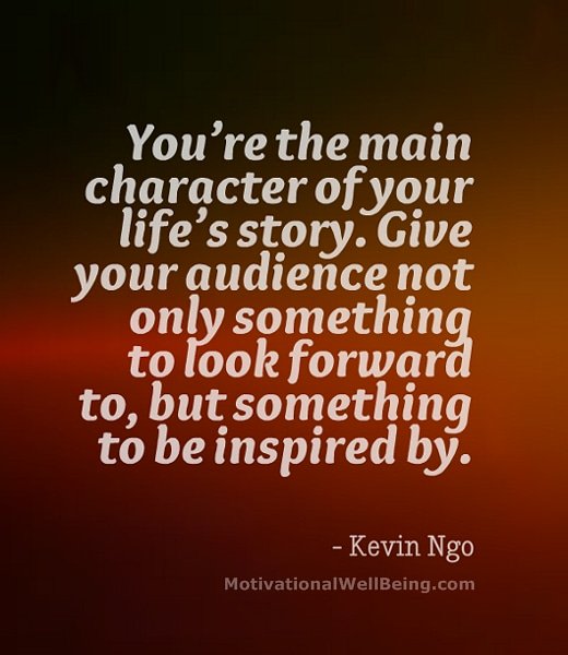 “You're the main character of your life's story. Give your audience not only something to look forward to, but something to be inspired by.”

~Kevin Ngo

#IamAntoniCorone #Actor #Motivator #Writer #Forward #Inspired #LifeStory #Producer #Life #Character #Director #Audience
